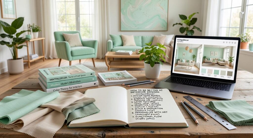 how to be better at interior design mintpaldecor