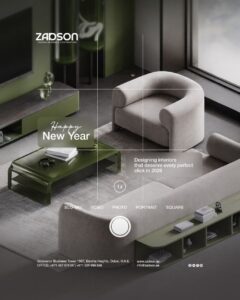 Interior Design Poster Ideas _ Modern Home & Office Creative Designs _ New Year Creative Ads