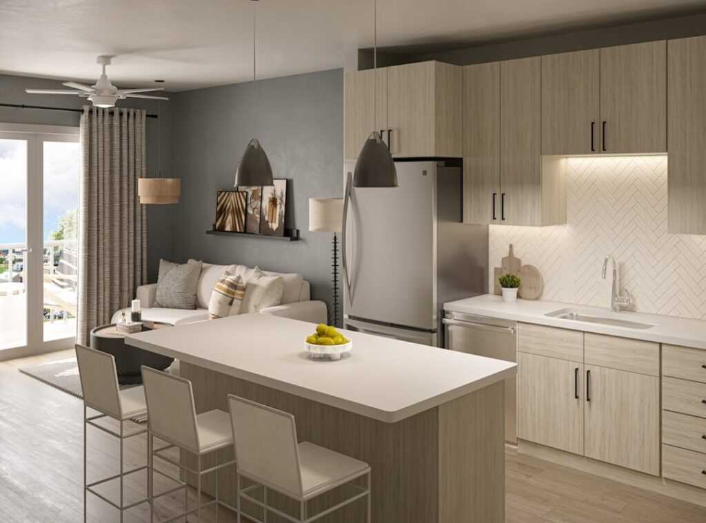 open plan living