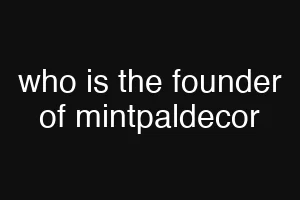 who is the founder of mintpaldecor
